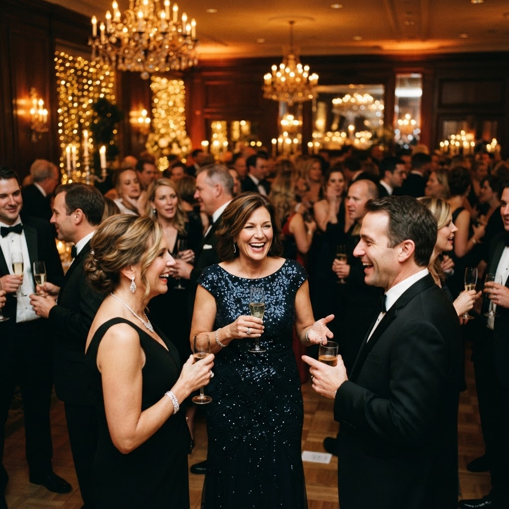 Elegant evening gala